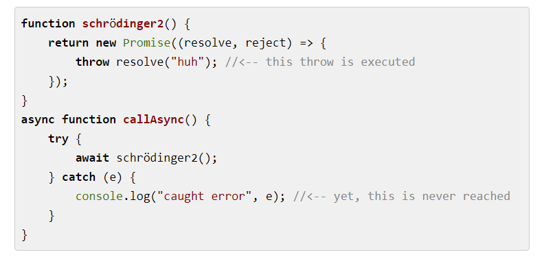 Error handling with async/await and promises, n² ways to shoot yourself in  the foot | CatchJS